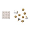Storied Home Unscented Tree Tea lights, Gold Color, Set of 9 - 2 of 2