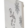 Northlight 11.75" Glittered "Baby It's Cold Outside" Christmas Wall Sign - 4 of 4