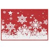 Coucheta Merry Christmas Snow Welcome Doormat – Thickened Non-Slip Carpet Pad, Festive Decor for Entryway, Living Room, Bedroom, Bathroom - 2 of 4
