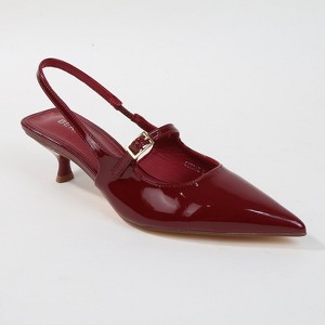 Berness Women's Corrie Slingback Kitten Heels with Buckled Strap - 1 of 4
