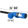 Franklin Official MLB Kids Foam Baseball Bat & Ball Set Indoor/Outdoor Soft Foam Baseball Bats for Kids Toddlers  Jumbo Barrels - 24" - 2 of 4