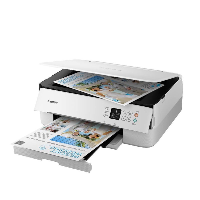 Canon Pixma TS6420A Wireless Inkjet All-In-One Printer - White, 4 of 7