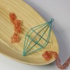 Northlight Turquoise Blue Geometric Glittered Christmas Finial Ornament 7.5" - 3 of 3