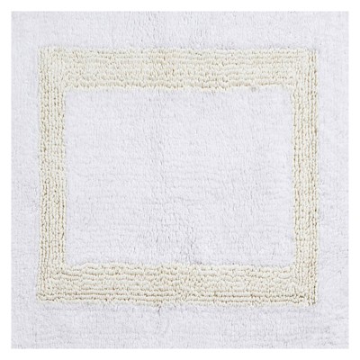Pistachio Green Cotton Tufted Reversible Bath Rug