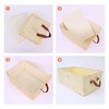 Unique Bargains Fabric Collapsible Printed Storage Bins with Handles - 3 of 4