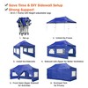 Yescom 10x20x10ft Canopy Wedding Party Tent Pop Up Blue - 4 of 4