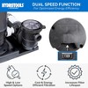 Swimline HYDROTOOLS Sure-Flo Pool Cartridge Filter Pump, 70 Square Feet, 2-Speed 1 HP, 4500 GPH, Above/Inground Pools Up to 19,000 Gallons - 4 of 4
