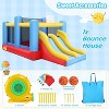KRISRATE Bounce House 15x8ft with Dual Slides - Inflatable Bouncy Castle with 2 Basketball Hoops, Removable Volleyball Net &Blower for Indoor Outdoor - 3 of 4
