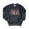 Simply Sage Market Women's Graphic Sweatshirt Trick Or Treat Colorful - image 2 of 4