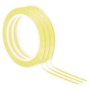 Unique Bargains Adhesive Versatile Durable DIY Art Whiteboard Tape 3 Pcs - 1 of 4