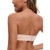 INSPIRE CHIC Women's Deep V Strapless Wireless Demi Bandeau Lace Thin on Top Thick on Bottom Push-Up Tube Bra - 2 of 4