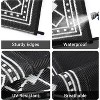Outdoor Rugs Modern Plastic Straw Rugs, Waterproof Patio Modern Border Camping Carpet, Lightweight Reversible Floor Mats - 2 of 4