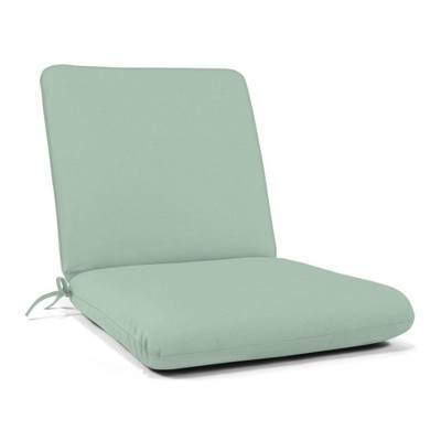 Casual Cushion Solid Sunbrella Fabric 1-Piece Indoor/Outdoor Club Chair Cushion, 22"W x 44"L
