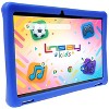 LINSAY 10.1"Octa Core  256GB Storage Android 15 Tablet with Blue Kids Defender Case - 3 of 4