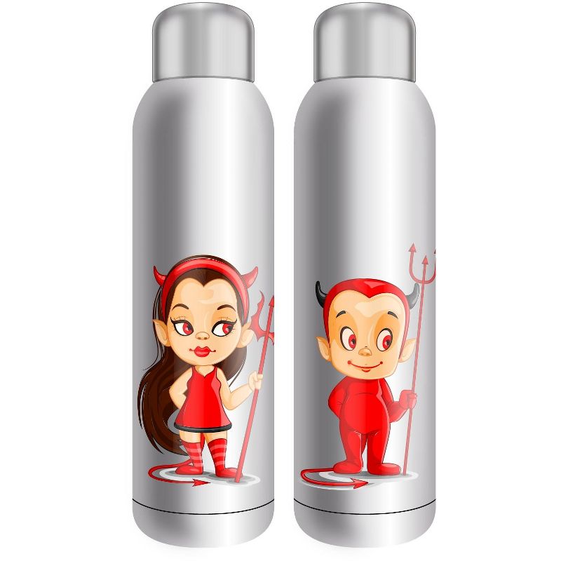 Red Devils 22 Oz. Stainless Steel Insulated Water Bottle, 1 of 2