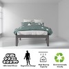 Tangkula 14" Twin Size Wooden Platform Bed Frame w/ Strong Slat Support - 4 of 4