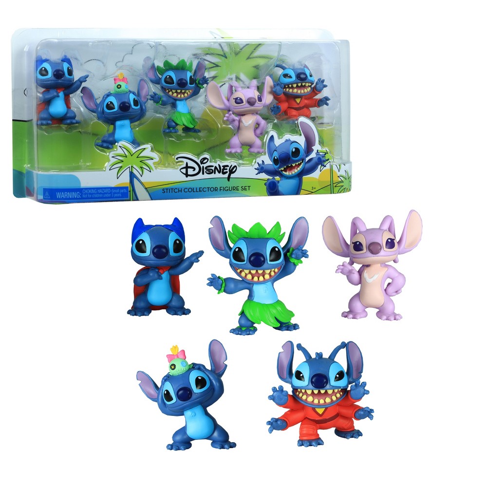 Photos - Doll Disney Lilo & Stitch Collectible Stitch Figure Set