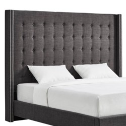 Highland Park Button Tufted Wingback Headboard - Inspire Q : Target