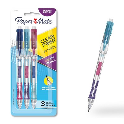 Paper Mate 3ct Clearpoint Mechanical 0.7mm Pencil