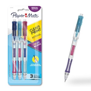 Paper Mate 3ct Clearpoint Mechanical 0.7mm Pencil - 1 of 1