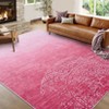 5x7 Machine Washable Rug for Living Room Modern Abstract Rug Distressed Ombre Rug with Non Slip Backing Soft Stain Resistant Thin Rug for Bedroom - 4 of 4