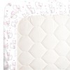 NoJo Super Soft Pink and White Purrdy Kitty Cat Fitted Mini Crib Sheet - 3 of 4