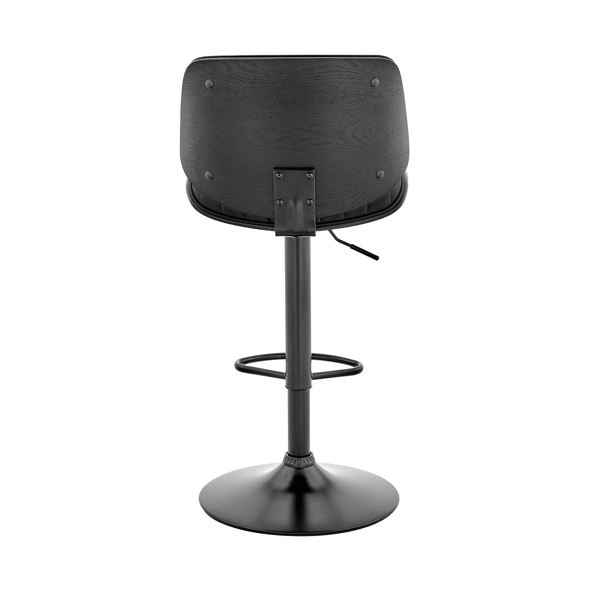 Armen Living Brock Barstool Gray/Black/Black - thumbnail 6