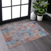 FONTOI Washable Area Rugs with Non-slip Backing, Indoor Bohemia Rugs, Foldable Low-Pile Rugs for Living Room Bedroom, Multicolored, 36"*0.14"*24" - 2 of 4