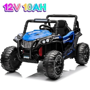 Jojoka 12V 10AH Ride On Truck for Kids with Remote Control, Battery Powered UTV Ride On Toy with Music, LED Lights, Electric Car for Boys Girls - 1 of 4