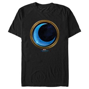 Men's Marvel: Moon Knight Gold and Blue Symbol T-Shirt - 1 of 4