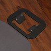 Household Essentials Deluxe Matte Black Ironing Board 4 Legs: Collapsible Metal, 54" x 14", 12.85 lbs, No Warranty - 3 of 4