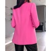 Coolmee Blazers for Women Suit Jackets Dressy Open Front Long Sleeve Blazer Business Casual Outfits - 3 of 4