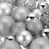 Unique Bargains Plastic Party Wedding Christmas Decorative Hanging Ornament Balls 2.4" 30 Pcs - 3 of 4
