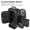 Byootique Portable Makeup Case Cosmetic Rolling Carry-on Bag Shoulder Organizer - 2 of 4