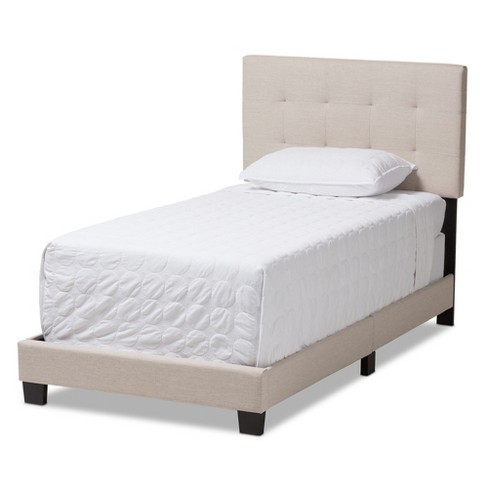 Twin Brookfield Modern And Contemporary Fabric Upholstered Bed