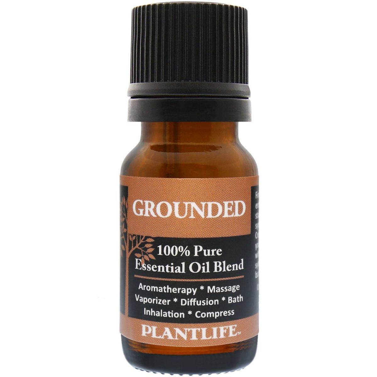 Plantlife Grounded Essential Oil Blend – Centering Aromatherapy for Calm, Balance & Focus – 100% Pure, Natural, and Undiluted – 10ml