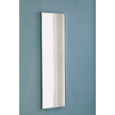 Elegant Silver Metal Frame Rectangular Mirror 18x60