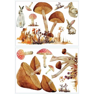 Mushroom Giant Peel and Stick Wall Decal - RoomMates