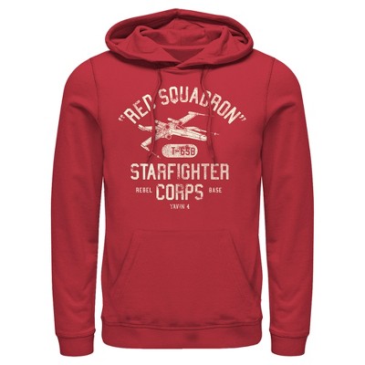 Men's Star Wars Rebel X-Wing Starfighter Corps Collegiate Pull Over Hoodie