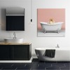 Stupell Industries Orange Cat in Bathtub Canvas Wall Art - 2 of 4