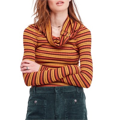 Free People Womens Cape Cold Basic T-Shirt