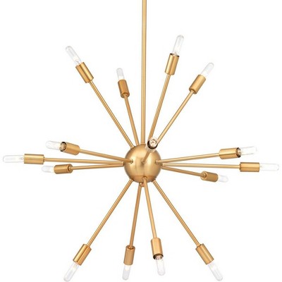 Ion 16-Light Polished Nickel Space-Age Chandelier