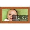PosterPalooza | Panoramic Modernist Brown Picture Frame - UV Acrylic, Foam Board Backing, Hanging Hardware - 2 of 4