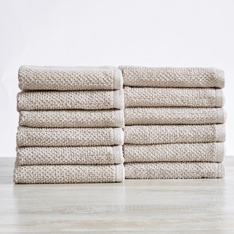 Great Bay Home Cotton Popcorn Textured Quick-Dry Towel Set , 1 of 8