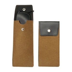 Unique Bargains Felt Soft Portable Storage Scratch-Resistant Eyeglasses Bag 2 Pcs - 1 of 4