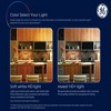 GE 2pk 60W Color Select G25 LED Globe Light Bulbs Frosted - 4 of 4