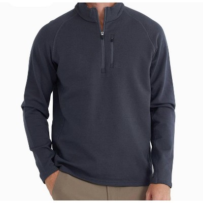 Men's Bamboo Heritage Fleece Quarter Zip Sweater - FREE FLY
