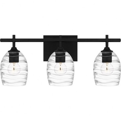 Quoizel Lighting Lucy 3 - Light Vanity in  Matte Black