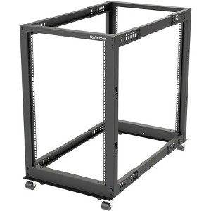 StarTech 18U Open Frame Rack 4 Post 22 to 40" 4POSTRACK18U - 1 of 4