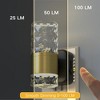 2-Pack LED Wall Sconce Night Light - Plug-in, Dusk to Dawn Auto On/Off, Crystal Design, Warm White 3000K - Ideal for Bedroom - 3 of 4